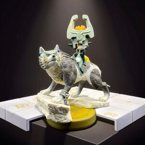 Nintendo AMIIBO Wolf Link Legend of Zelda Video Game Figure A 59